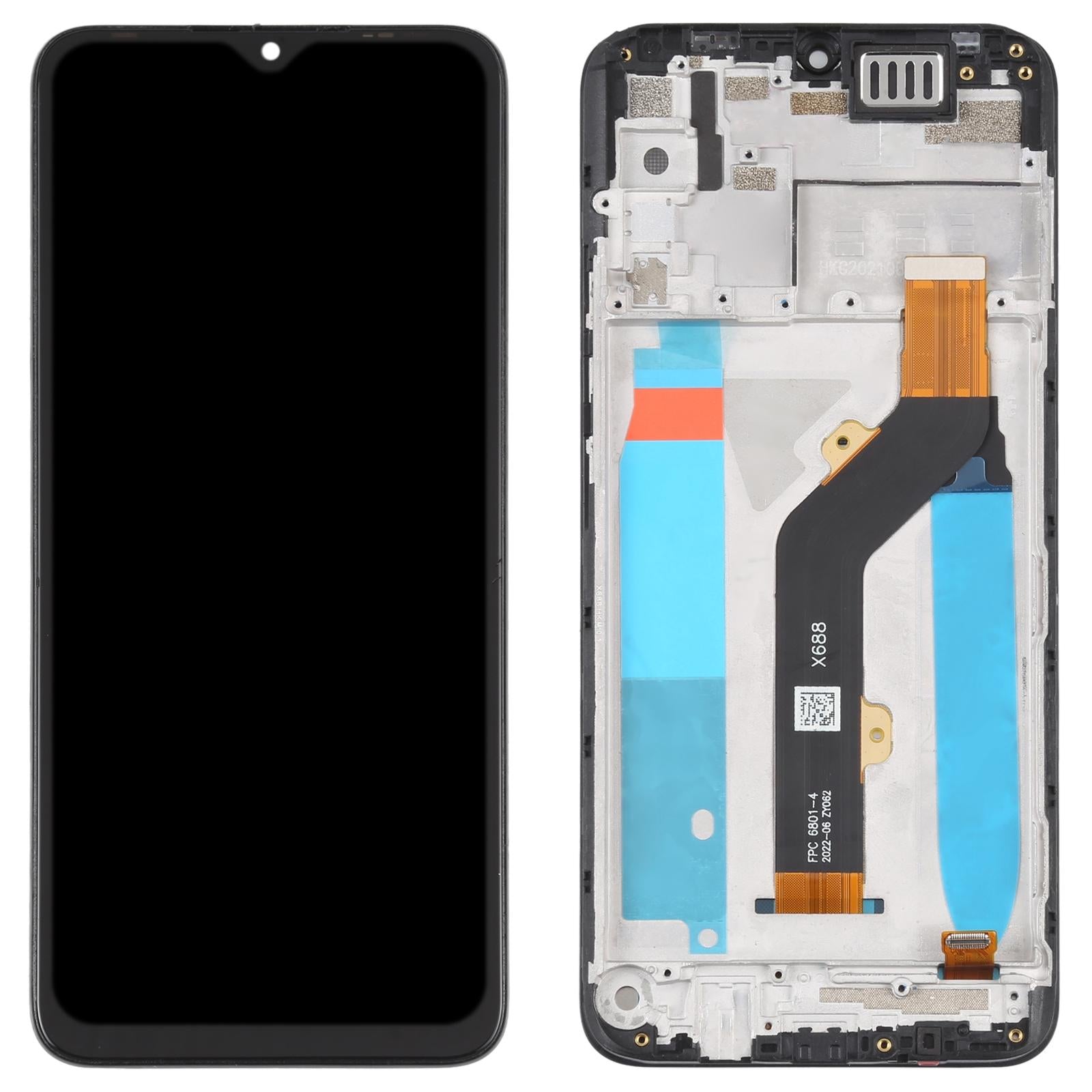 Infinix Hot 10 Play / Smart 5 Lcd Screen Assembly With Frame-1915197869753765889