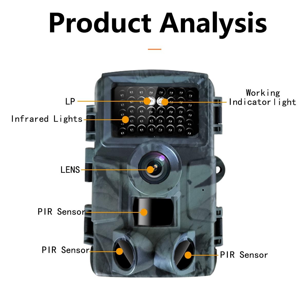 4K Infrared Night Vision Hunting Camera With 2 Lcd Screen-1915198435376631811