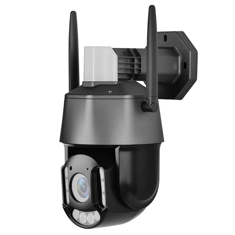 Wireless Wifi Laser Camera With Two-Way Voice & Mobile Monitoring - 5Mp Black-1915196832284282881
