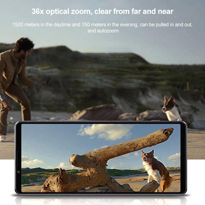 Wireless Wifi Laser Camera With Two-Way Voice & Mobile Monitoring - 5Mp Black-1915196832284282884