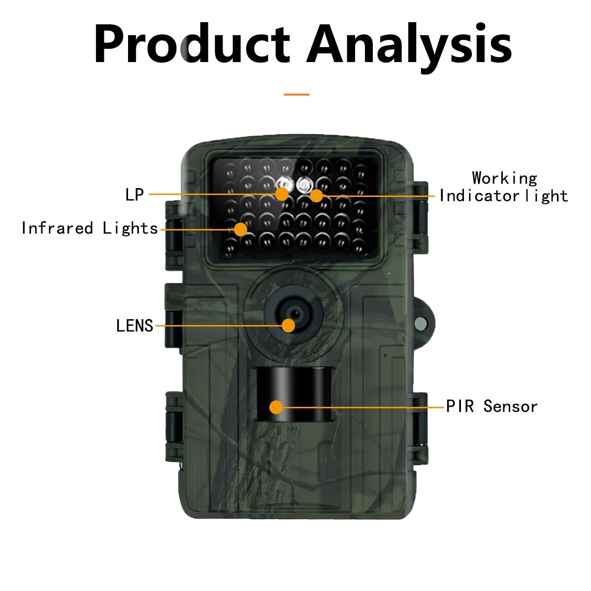 1080P Wifi Infrared Night Vision Hunting Camera With 2 Lcd Screen-1915197501326102531