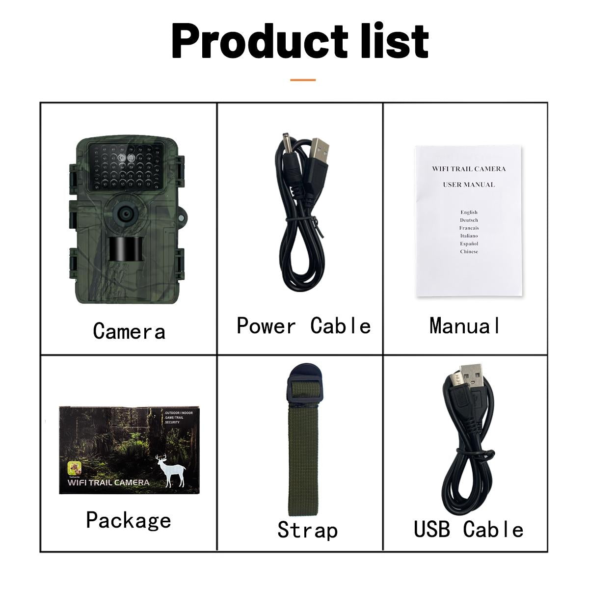 1080P Wifi Infrared Night Vision Hunting Camera With 2 Lcd Screen-1915197501326102534