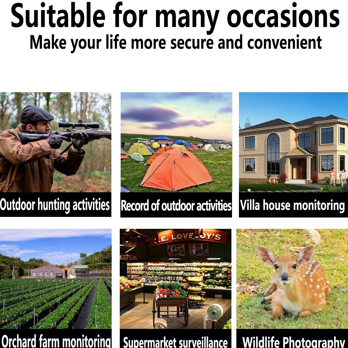 1080P Wifi Infrared Night Vision Hunting Camera With 2 Lcd Screen-1915197501326102535