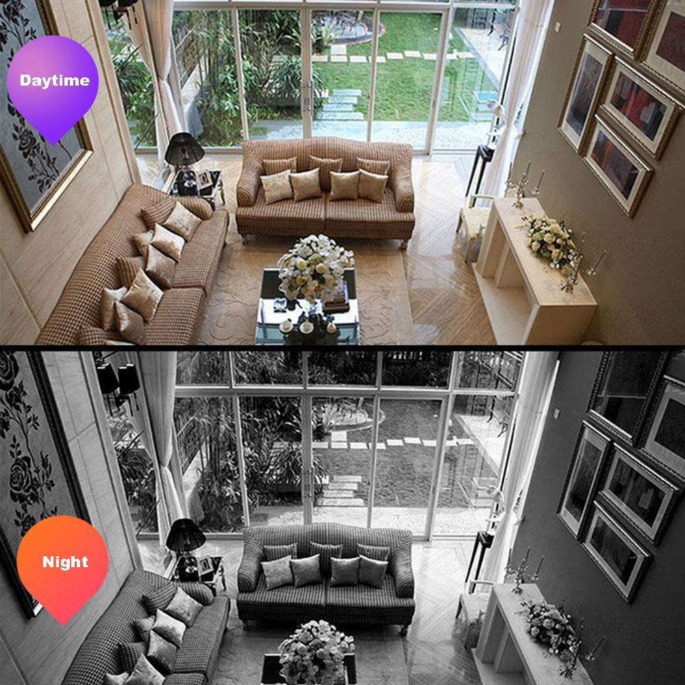 1080P Wifi Camera With Night Vision And Two-Way Voice - Smoke Alarm Bulb-1964932269323980807