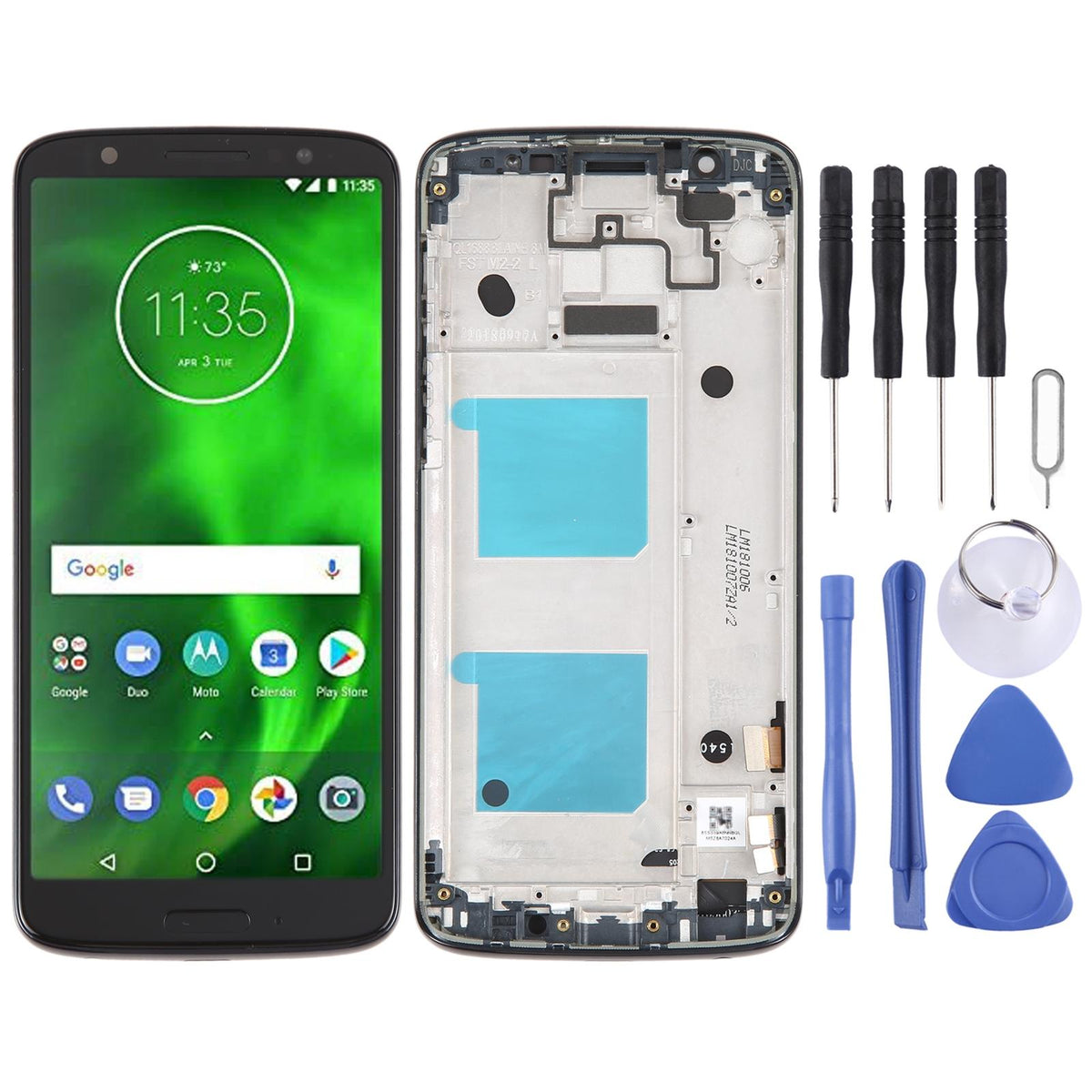 Motorola Moto G6 Lcd Screen Replacement With Frame - Full Assembly-1915197169246277637