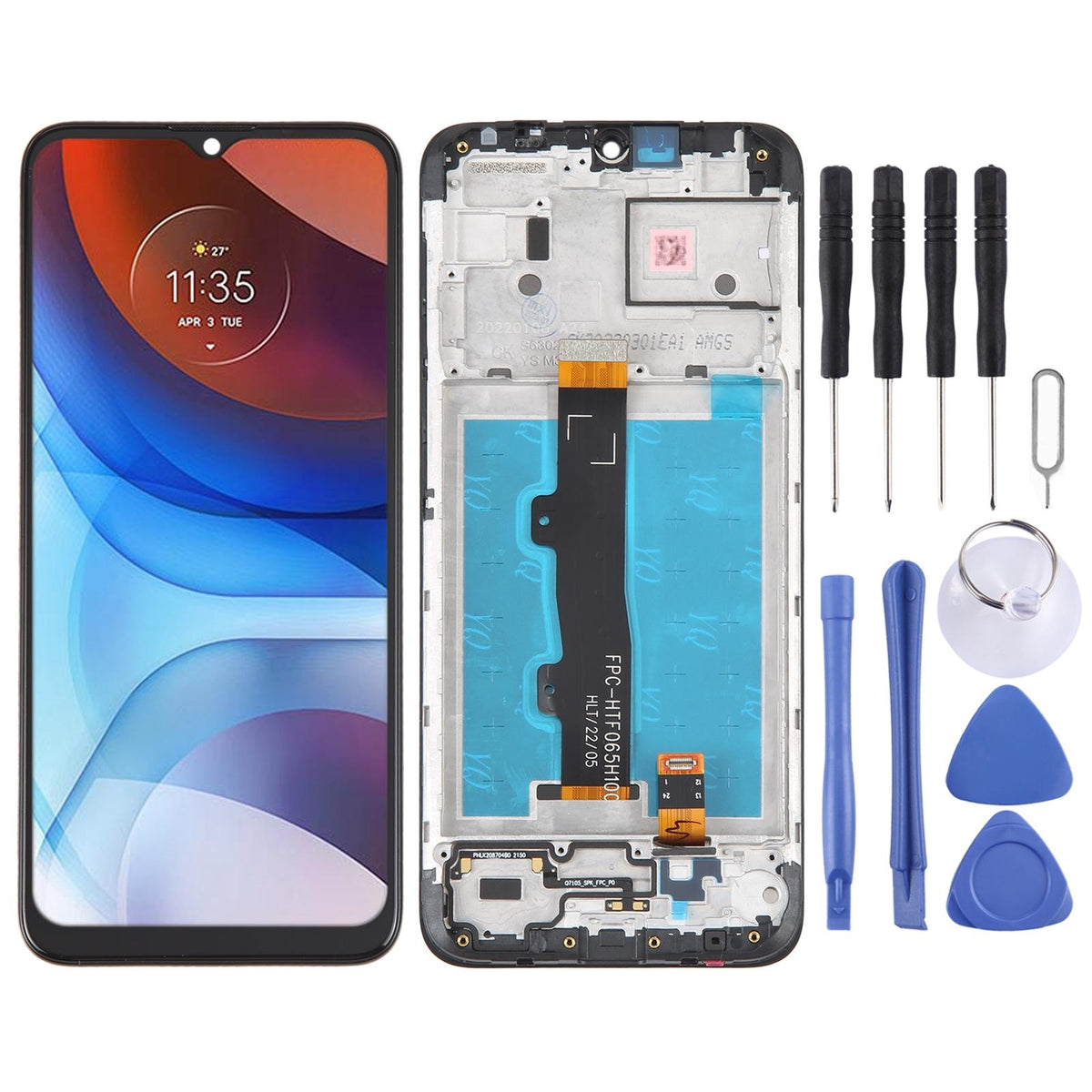 Motorola Moto E7 Power / E7I Power Lcd Screen Replacement With Frame-1915197466207195136