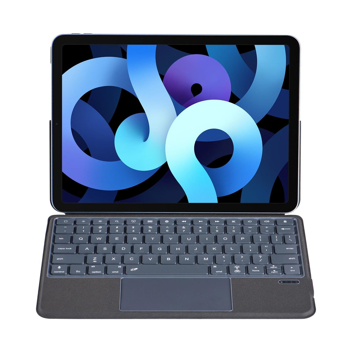 Bluetooth Keyboard Leather Case For Ipad Air 11 / 10.9 / 10.5 / Pro 11 - Black-1915196929445335041