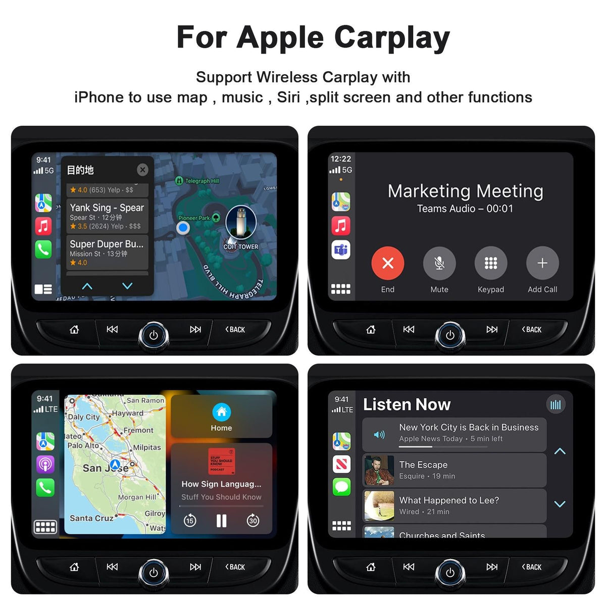 Wireless Carplay Adapter For Iphone - Usb & Usb-C-1915196969580630022
