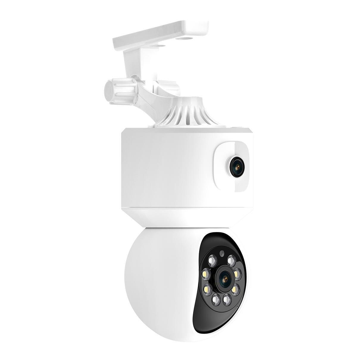 2Mp Dual Lens Dual Screen Wifi Camera With Two-Way Voice &amp; Motion Detection - Surveillance-1915196527073169409