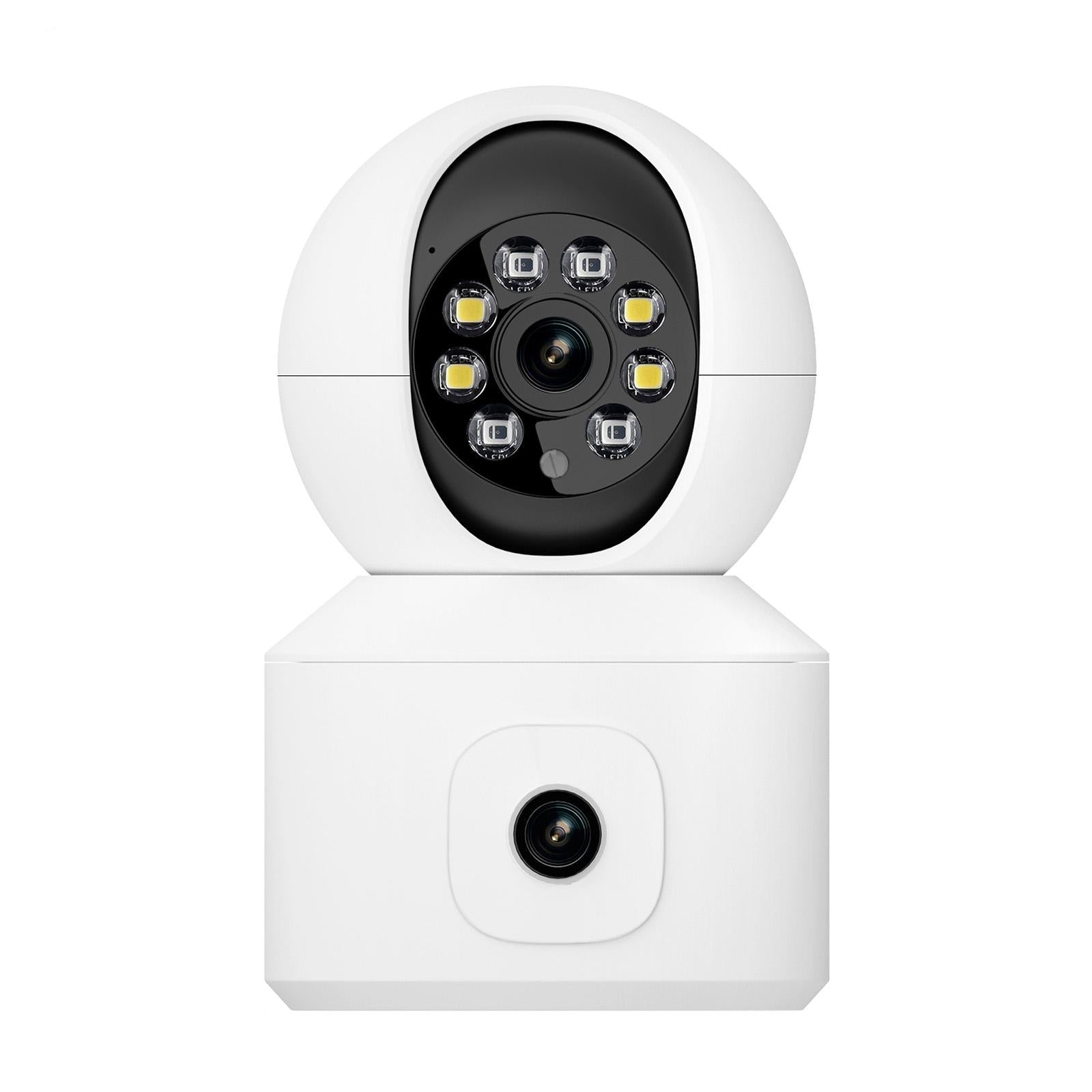 2Mp Dual Lens Dual Screen Wifi Camera With Two-Way Voice & Motion Detection - Surveillance-1915196527073169408