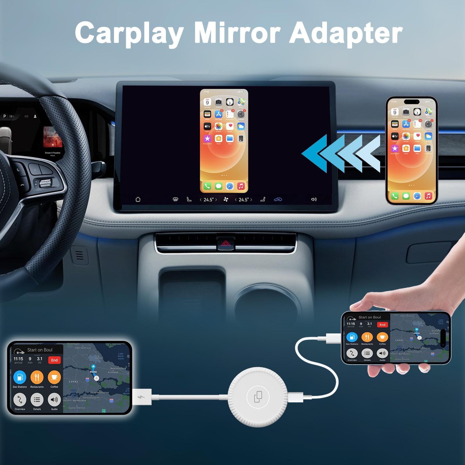 Carplay Mirror Adapter For Iphone - Usb & Usb-C-1915196952002301953