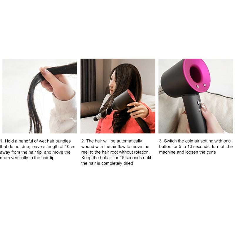Clockwise Hair Curling Roller For Dyson Hair Dryer - Single-1915198294460600324