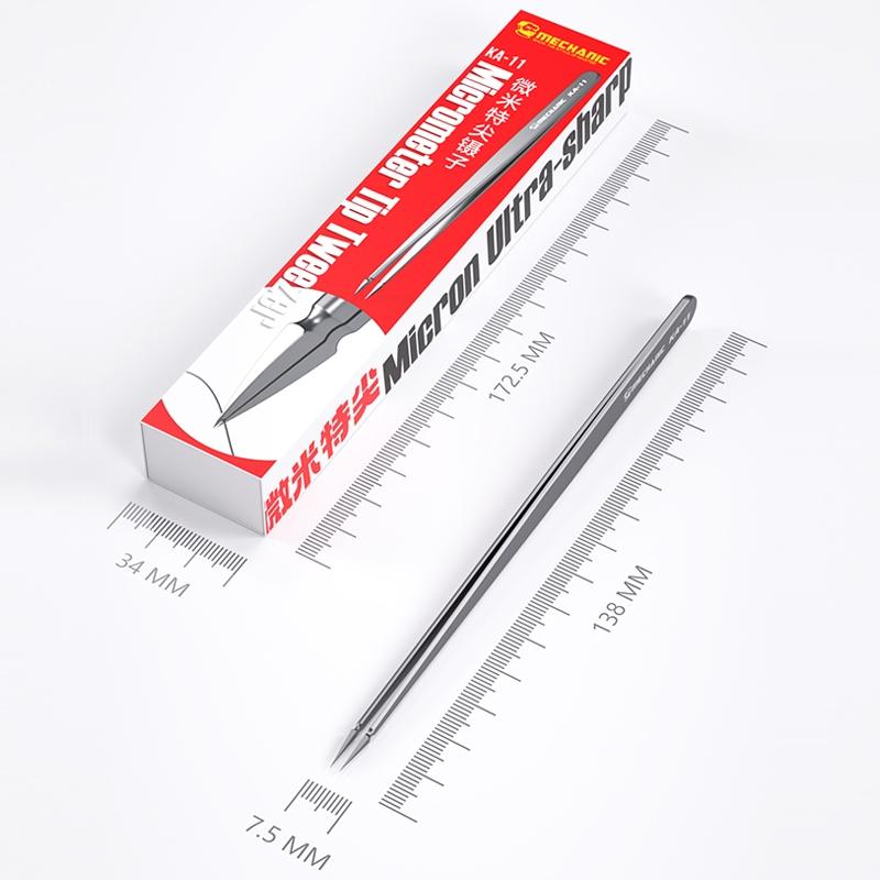 11 Non-Magnetic Pointed Tweezers For Mechanics-1915198224596078593