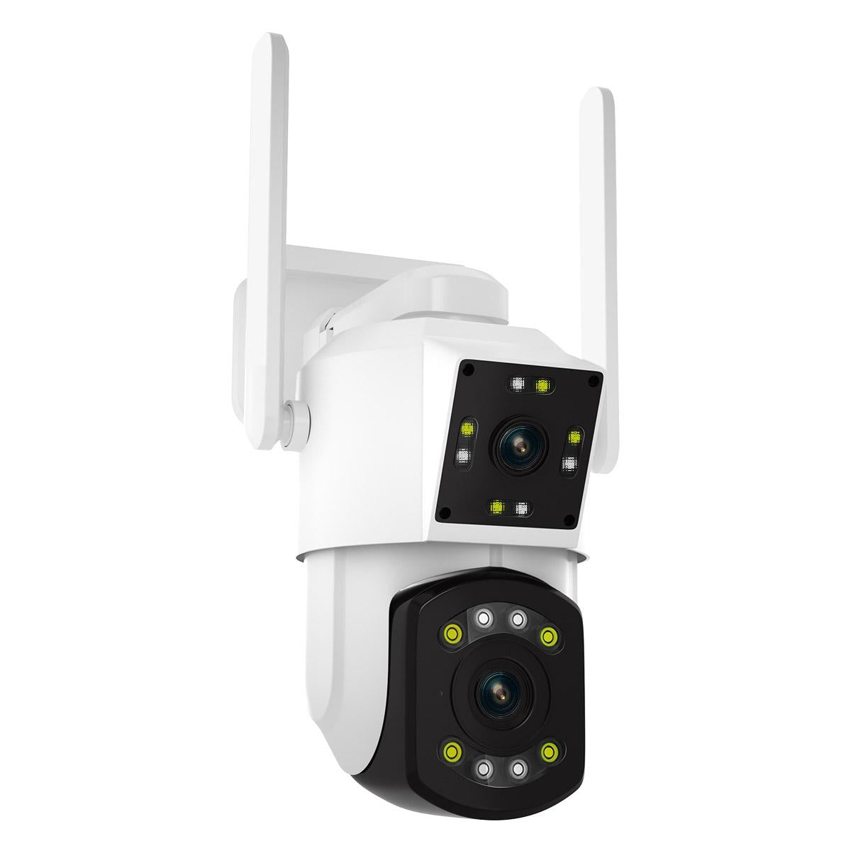 2Mp Dual Lens Dual Screen Wifi Camera With Two-Way Voice &amp; Motion Detection Cloud Storage Support-1915196518768447489