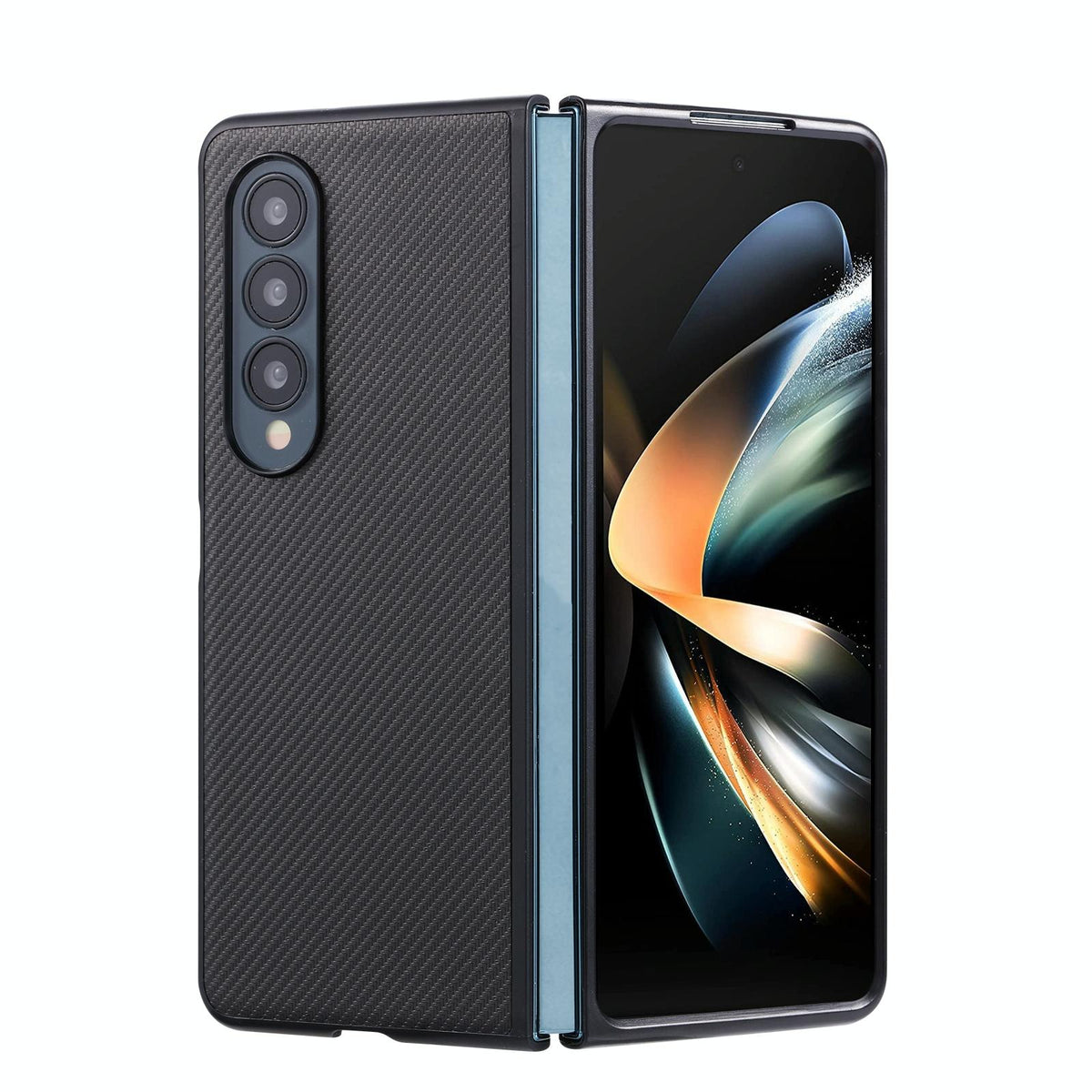 Carbon Fiber Kevlar Case For Samsung Galaxy Z Fold 4 / 5G-1915196644824059909