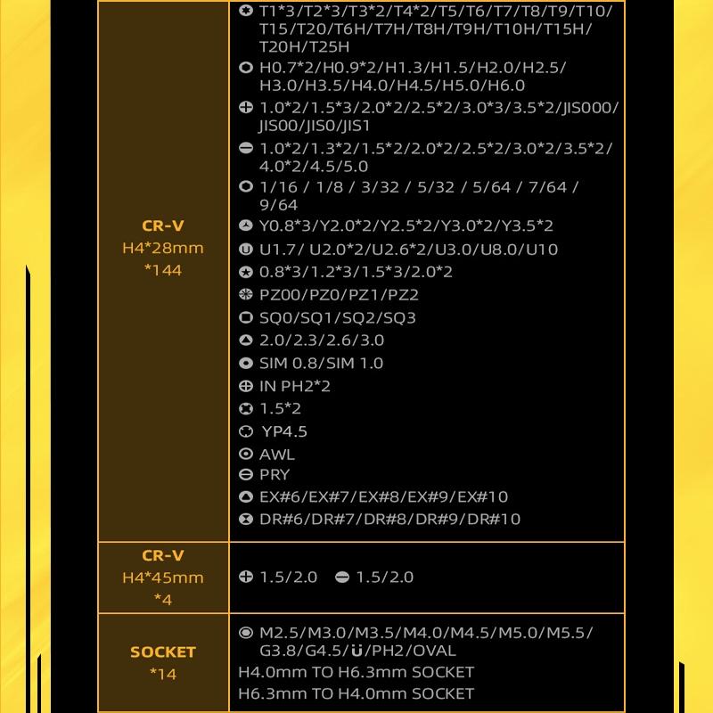 186-Piece Precision Screwdriver Set-1915197772005511171
