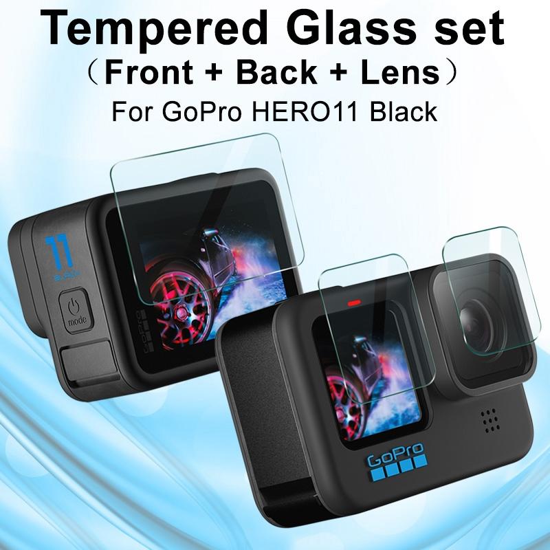 Imak Tempe Glass Film For Gopro Hero11 - Rear Screen Front Screen And Camera Lens-1915198359023521793