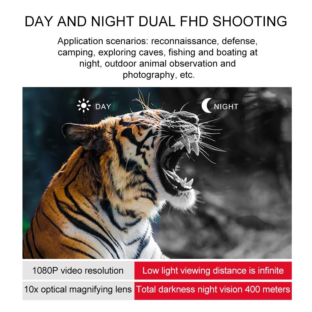 Gd916 2.7 Inch Tft Screen Binocular Head Mounted Infrared Night Vision Binoculars-1922443438654099460