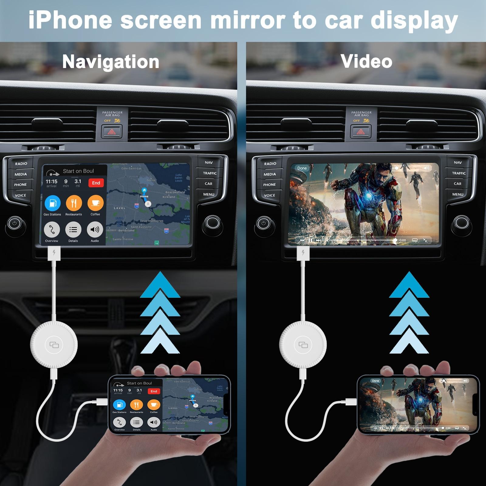 Car Mirror Adapter For Iphone With Usb-C / Type-C & Usb Carplay-1915196885002489857