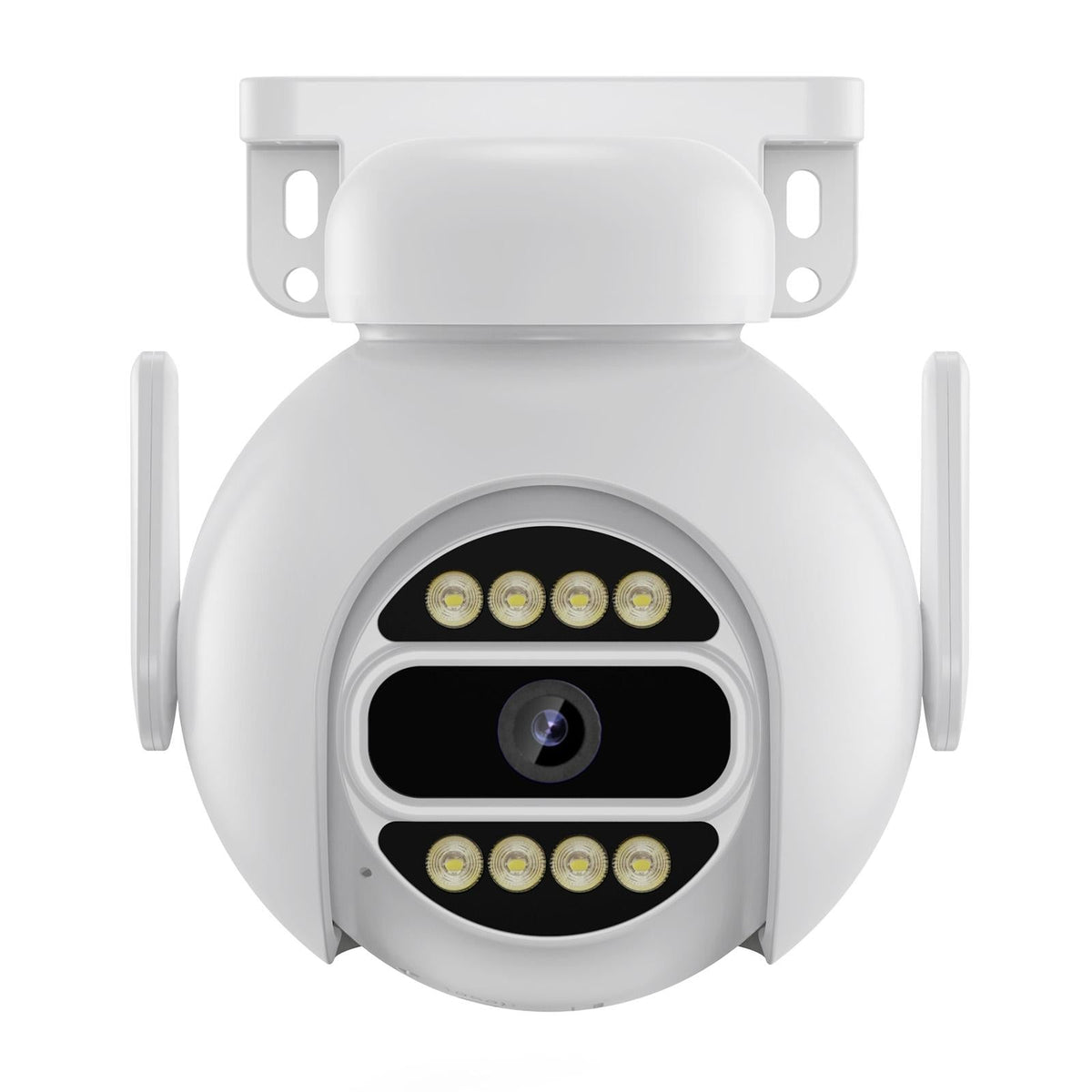 Smart Wifi Surveillance Camera With Dual-Light Night Vision And Two-Way Audio - White-1915196652403167232