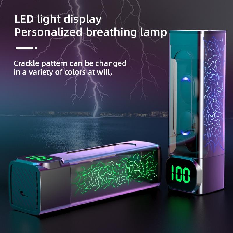 Intelligent Bluetooth Earphones With Digital Display - Colourful-1915197759154163718