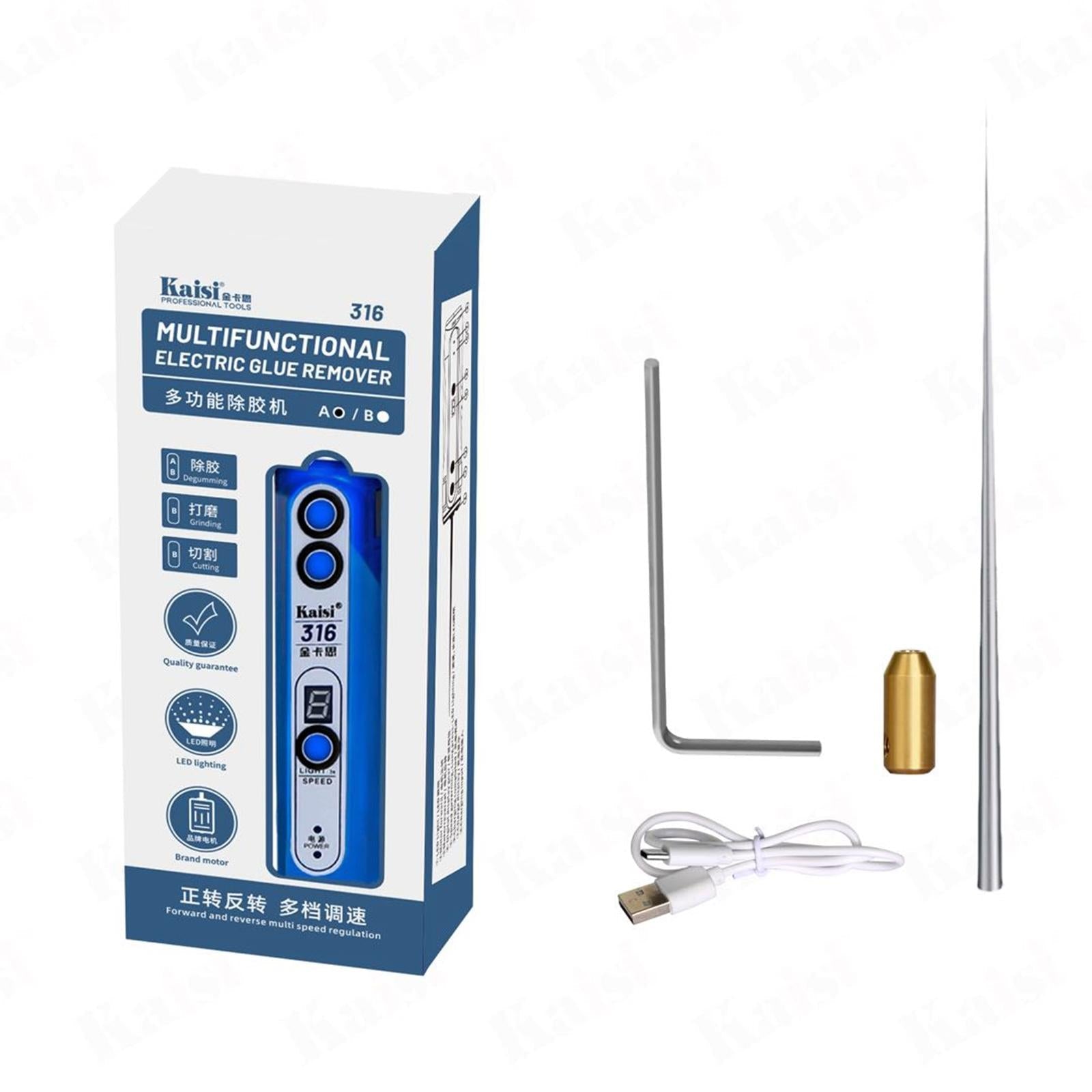 Adjustable Electric Glue Remover With Led Light - Kaisi 316A-1915197058634092547