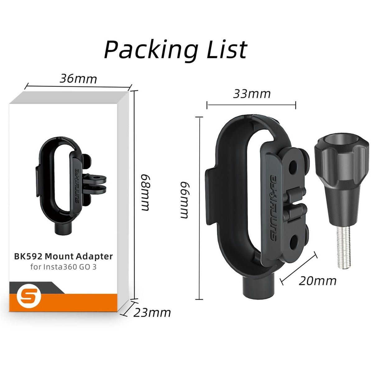 Insta360 Go 3 Protective Frame Cage Mounting Brackets Housing Case-1915196871534579718