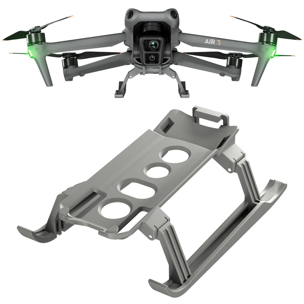 Heightened Landing Gear Training Rack For Dji Air 3 - Anti-Fall & Anti-Dirt-1964932197358112768
