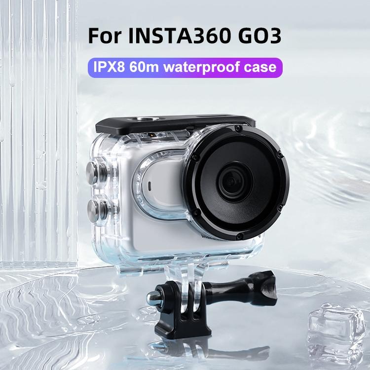 Waterproof Housing For Insta360 Go 3 - Underwater Case-1915198295316238337