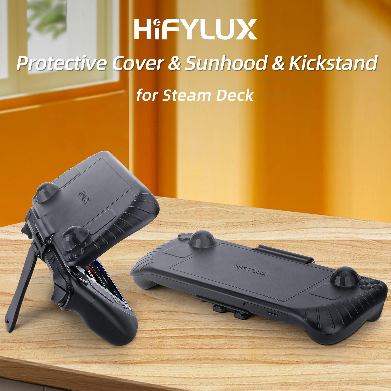 3-In-1 Gaming Console Protector With Sun Hood And Kickstand-1915196823597879297