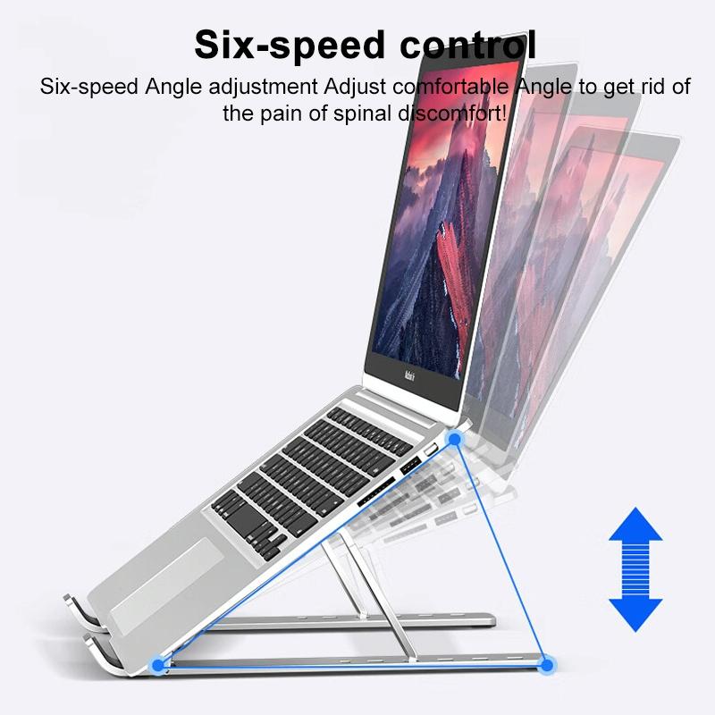 Lenovo Thinkplus Folding Laptop Stand - Silver-1964932204333240323