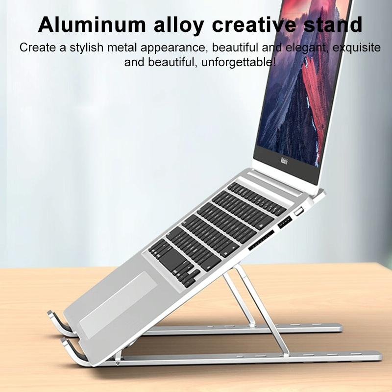 Lenovo Thinkplus Folding Laptop Stand - Silver-1964932204333240324