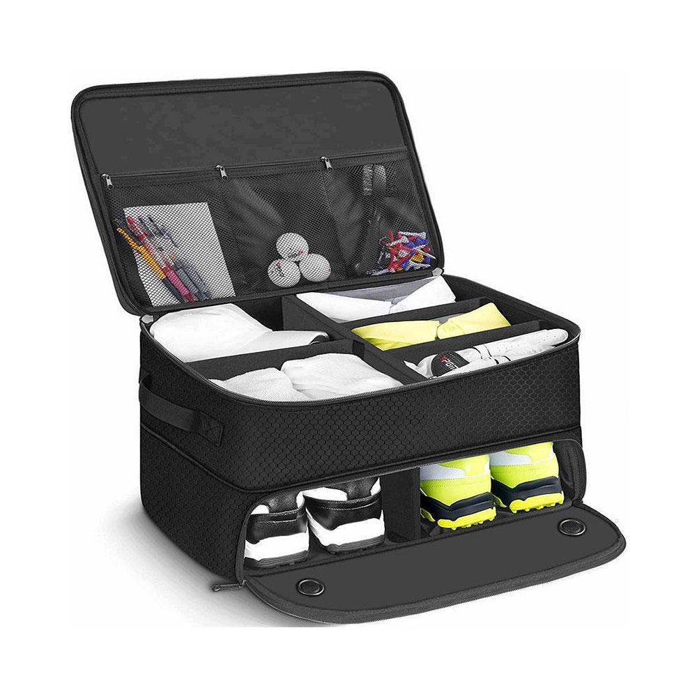 Black Folding Golf Bag With Large Capacity-1964932211501305856