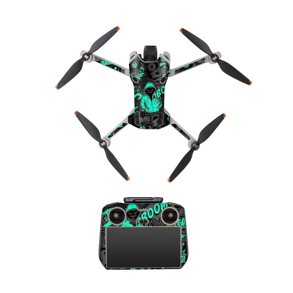 Protective Sticker For Drone Body And Remote Control-1915196533922467840