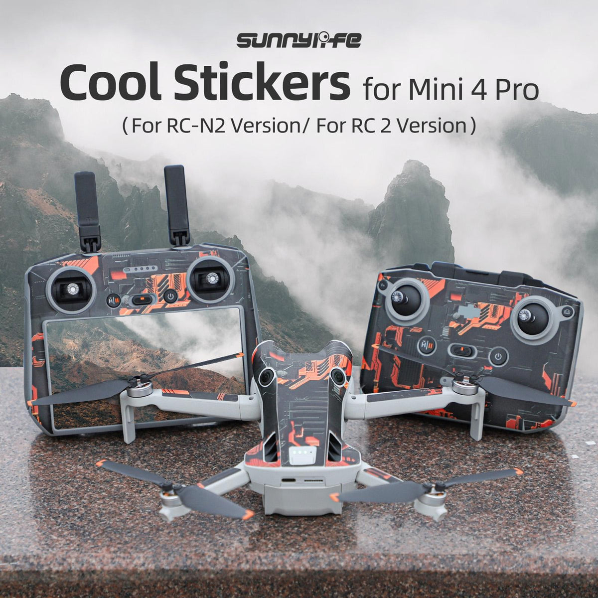 Protective Sticker For Drone Body And Remote Control-1915196533922467842