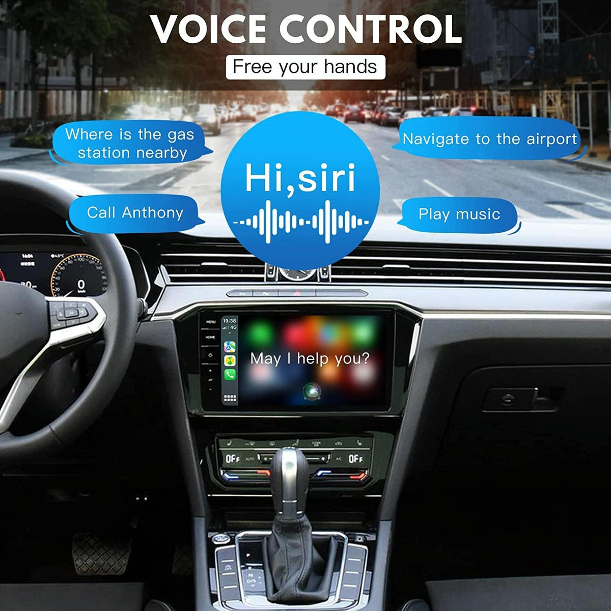 Wireless Carplay Adapter For Usb & Usb-C / Type-C - Black-1915196879419871235