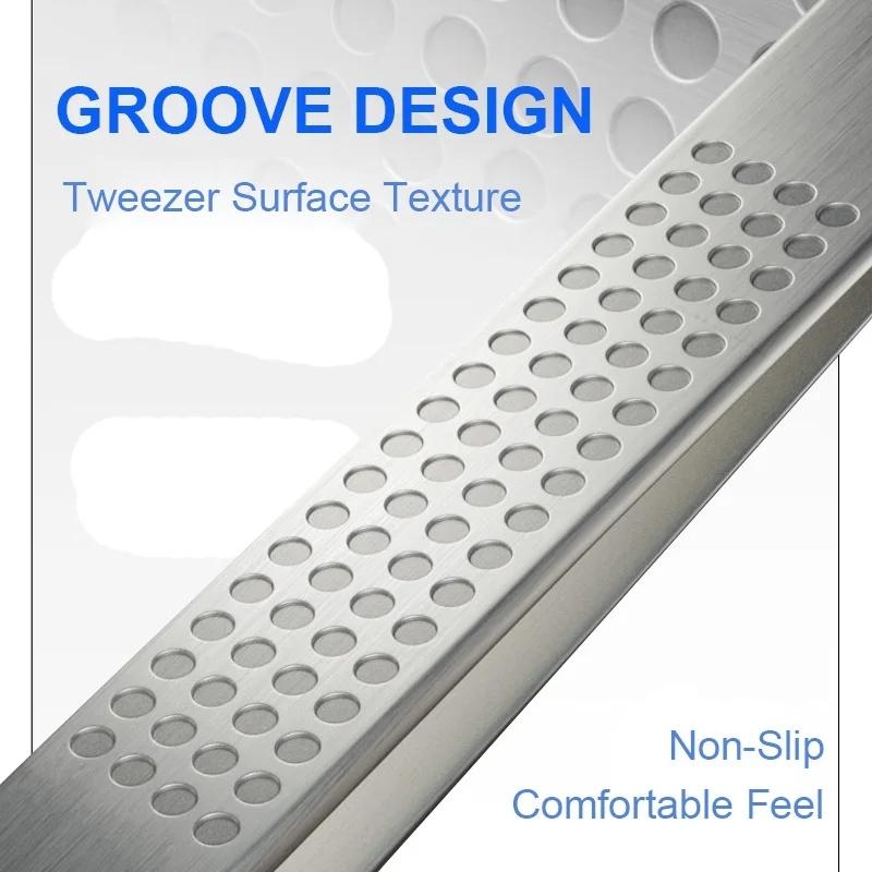 17 Non-Magnetic Stainless Steel Tweezer For Mechanics-1915197518757629953