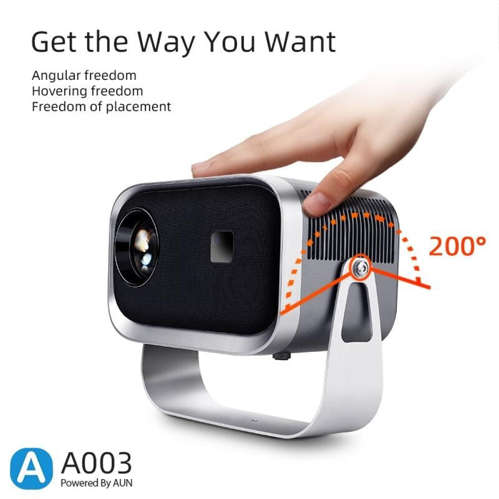 360 Degree Rotating Mini Led Projector - 150 Lumens 1280X720P-1915197694020816899