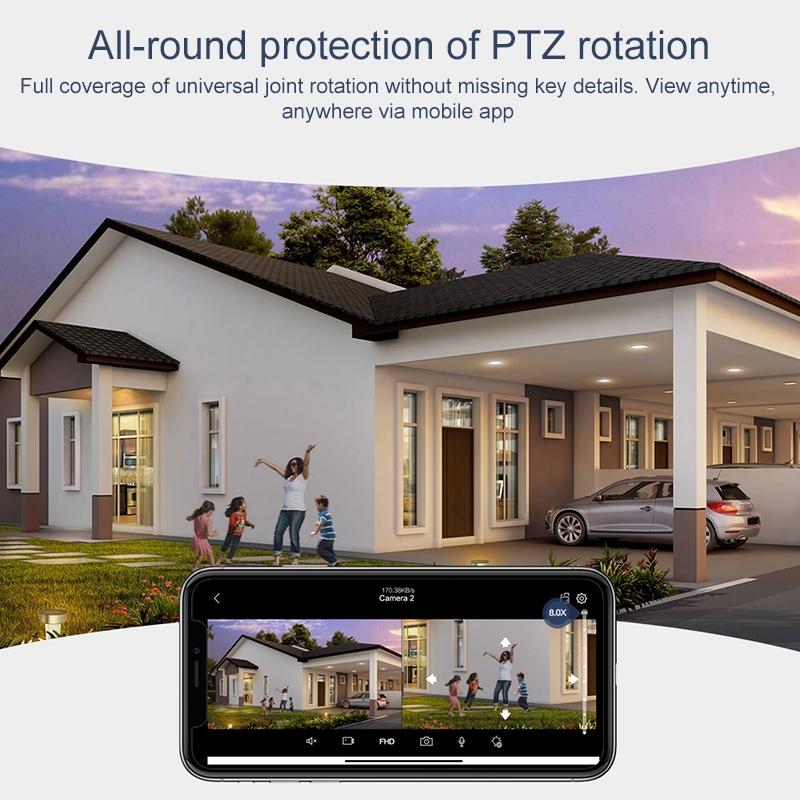 Smart Dual Dome Camera With Humanoid Recognition And Wifi Alarm-1964932148989399043