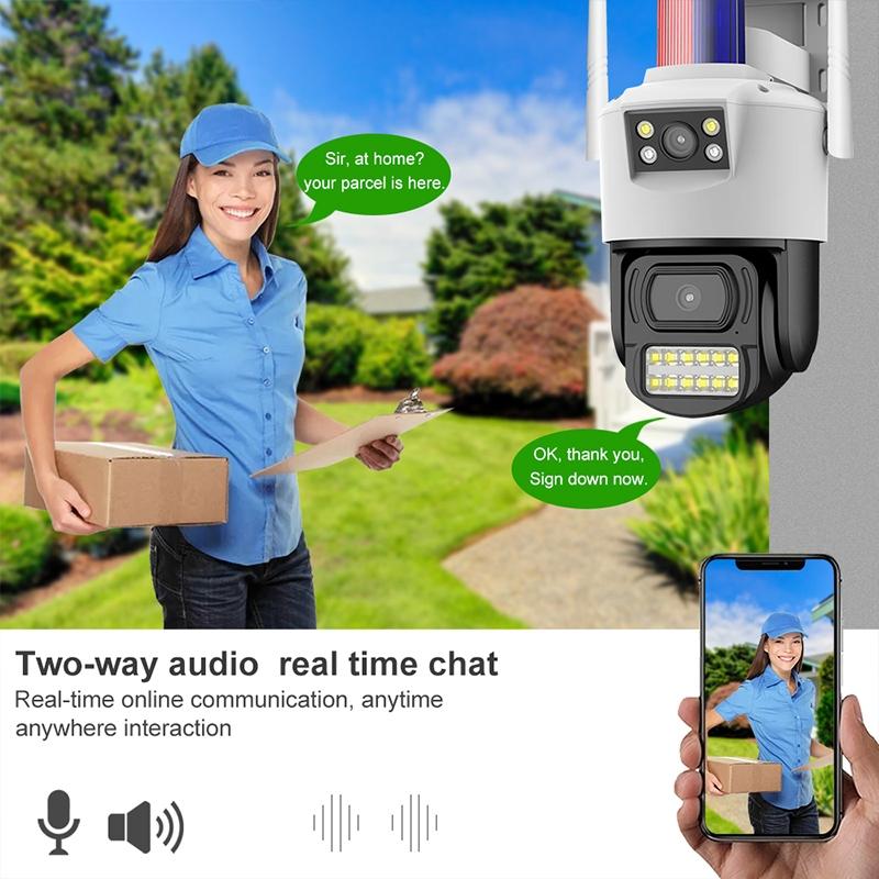 Outdoor Dual Lens Wifi Camera - Waterproof 2Mp-1915196517958946825