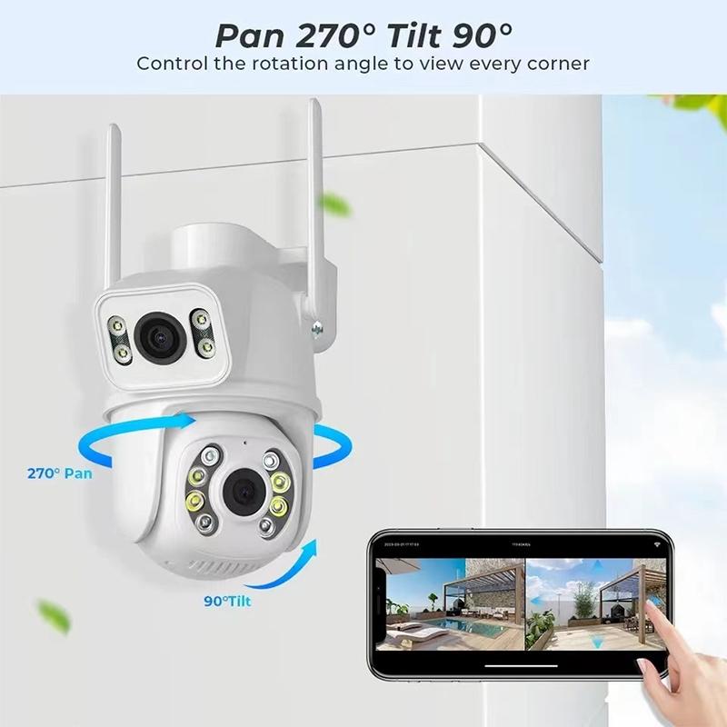 6Mp Dual Camera With Wifi Two-Way Voice Intercom & Ai Recognition-1915196518990745601