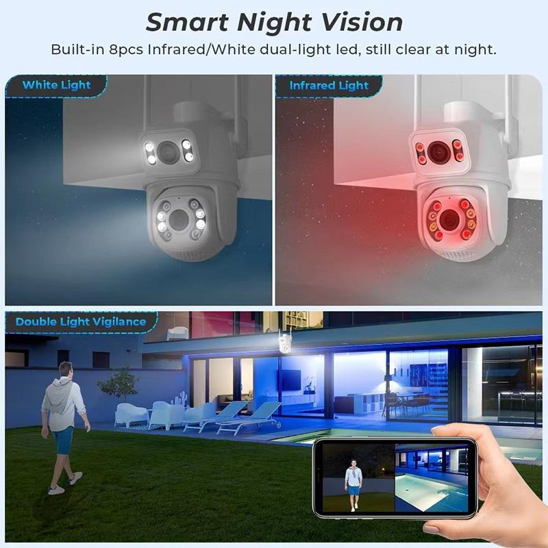 6Mp Dual Camera With Wifi Two-Way Voice Intercom & Ai Recognition-1915196518990745607