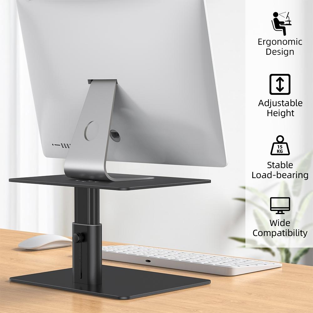 Aluminum Computer Screen Bracket - Black By Lenuo-1964932215771107329