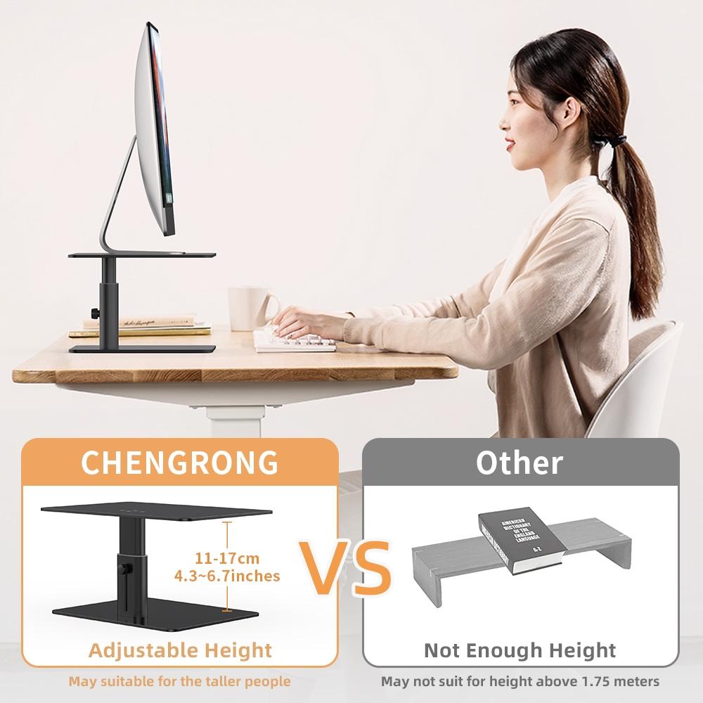 Aluminum Computer Screen Bracket - Black By Lenuo-1964932215771107335