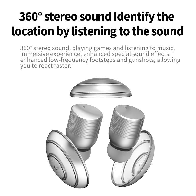 Wireless Noise-Cancelling Earbuds With App Control - White-1915196944771321862