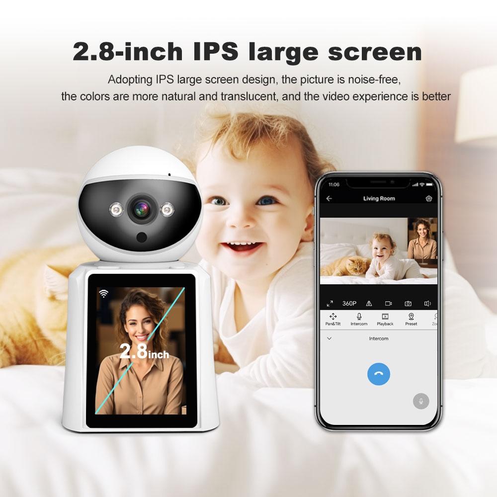 2.8 Smart Baby Monitor With 2Mp Ips Screen-1915196518135107588
