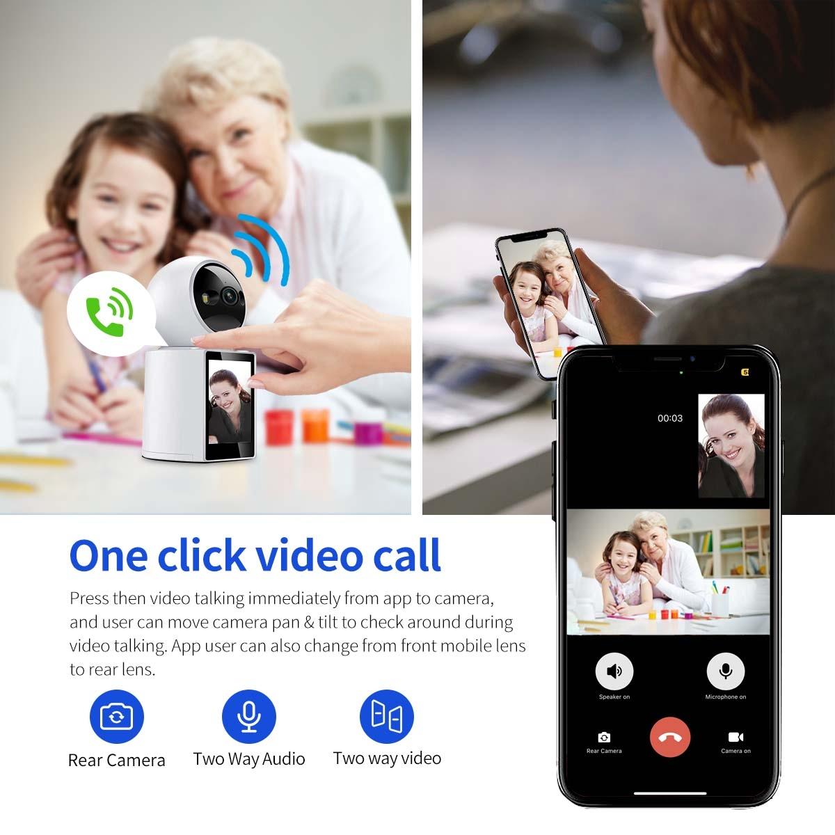 Smart Wifi Camera With Humanoid Detection And Audible Alarm-1915198324500205573