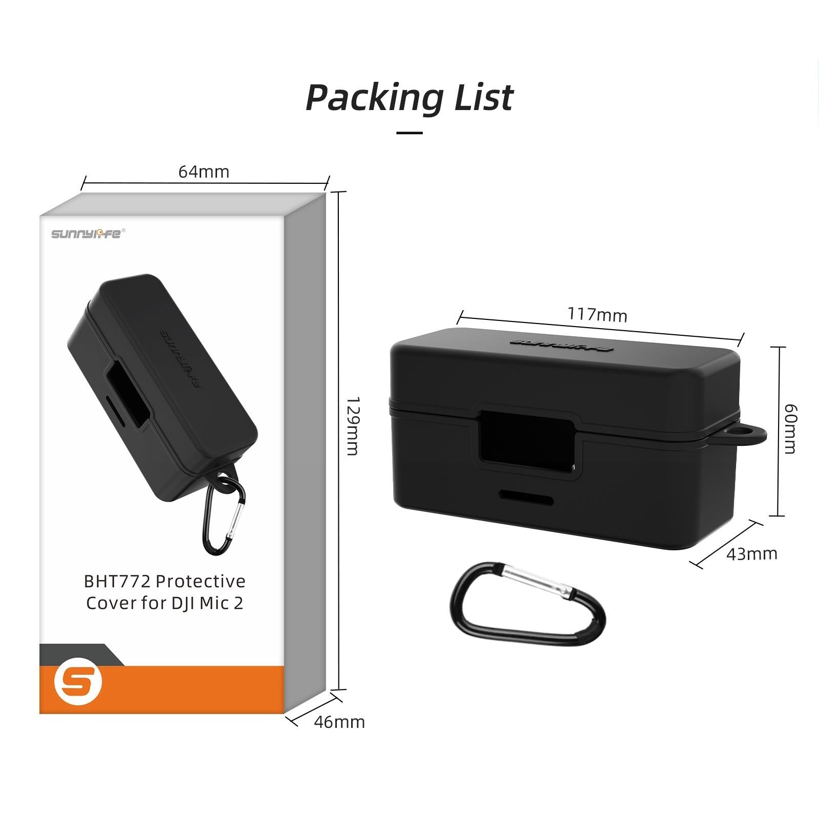Protective Cover For Dji Mic 2 Charging Case - Wireless Mic Compatible-1915196885732298761