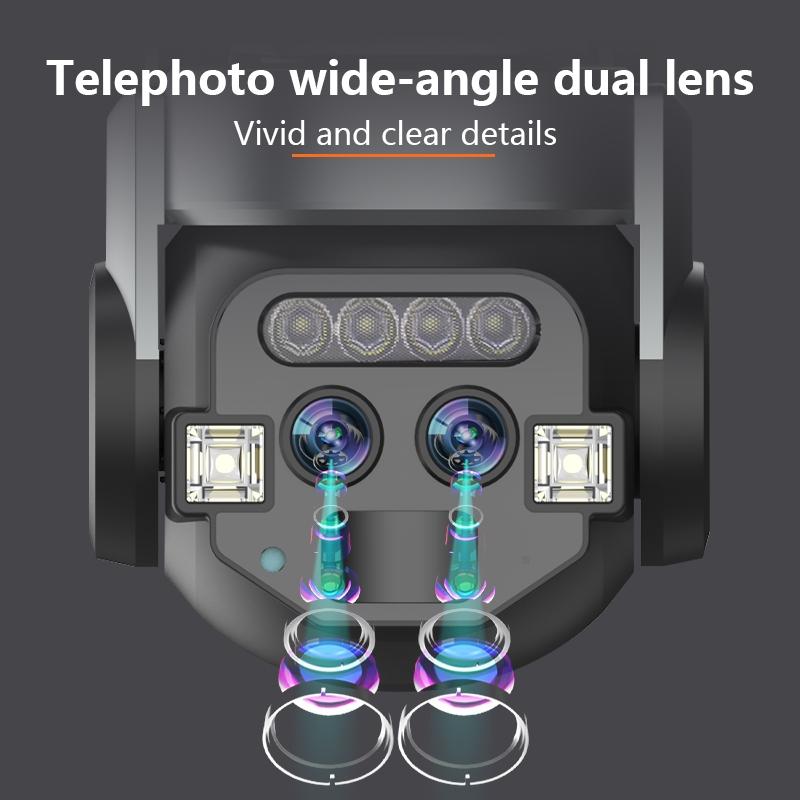 10X Binocular Zoom Dual Light Source Wifi Camera - Ip67 Waterproof For Outdoor Use-1915196522874671109