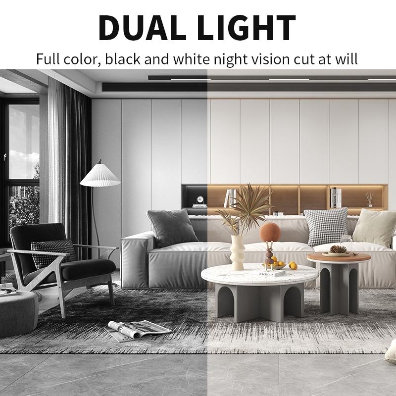 180 Degree Panoramic Smart Ptz Wifi Camera - White-1915196657352445958